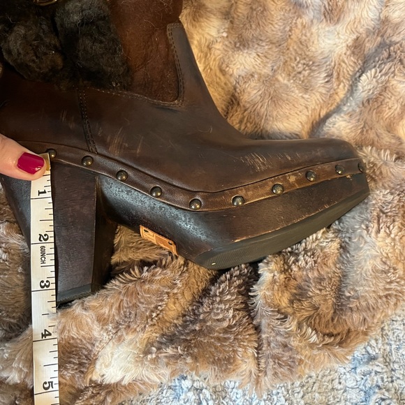 Frye Leather, Suede and Faux Fur Boots - Picture 6 of 13